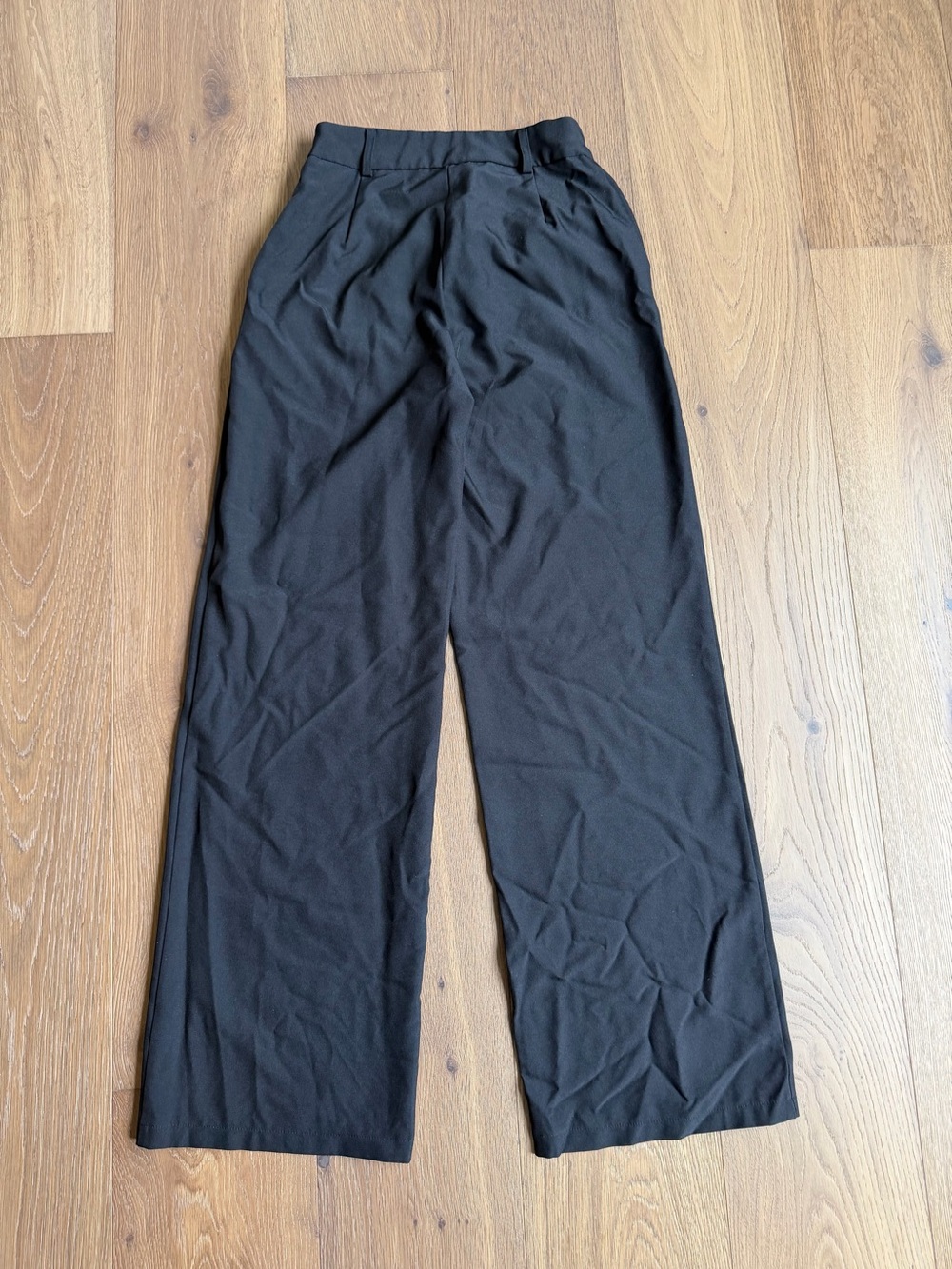 Princess Polly Black High-Waist Trousers - Picture 2 of 3